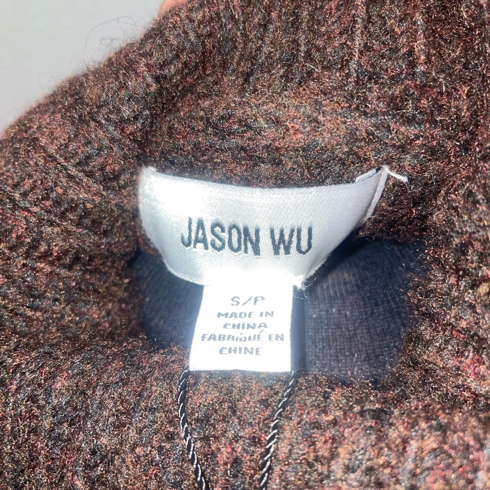 Jason Wu Dark Brown Turtleneck Sweater - Picture 6 of 9